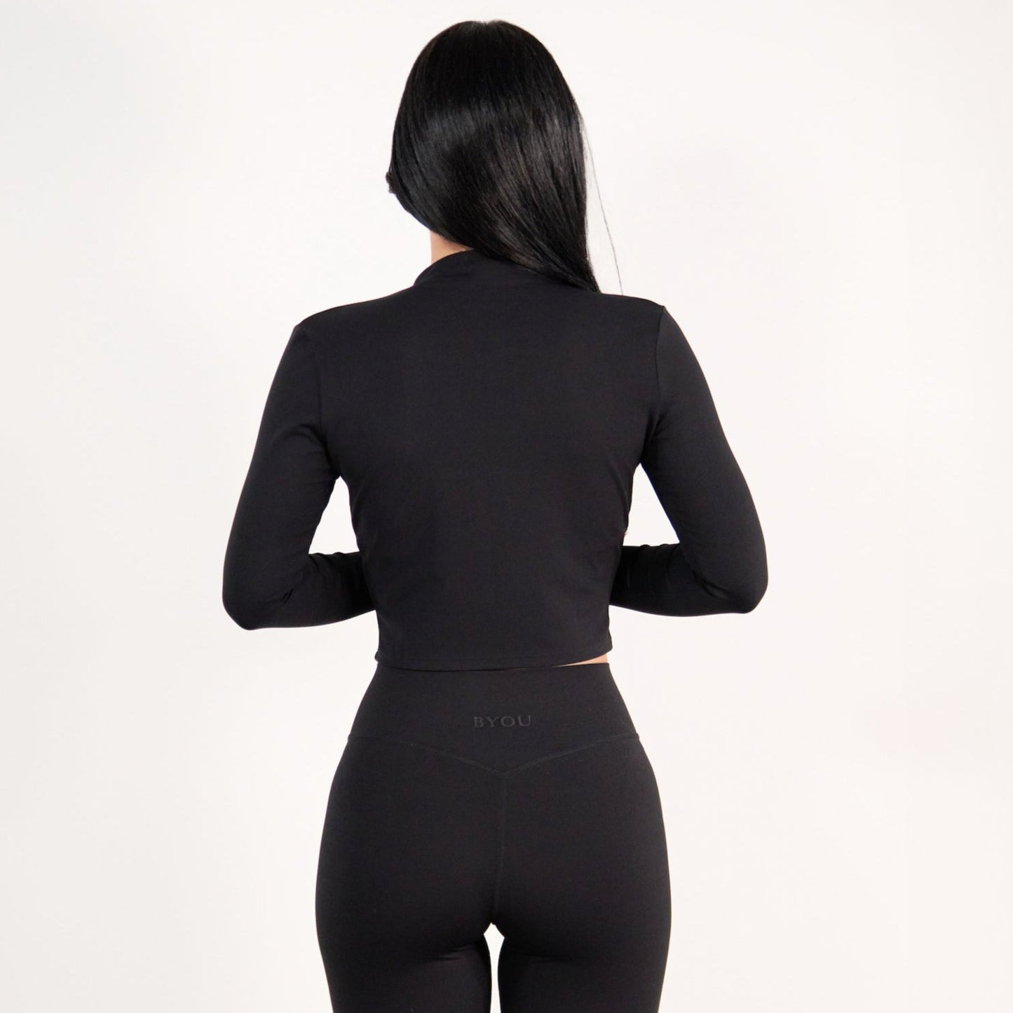 Essence Zip-Up Jacket- Black