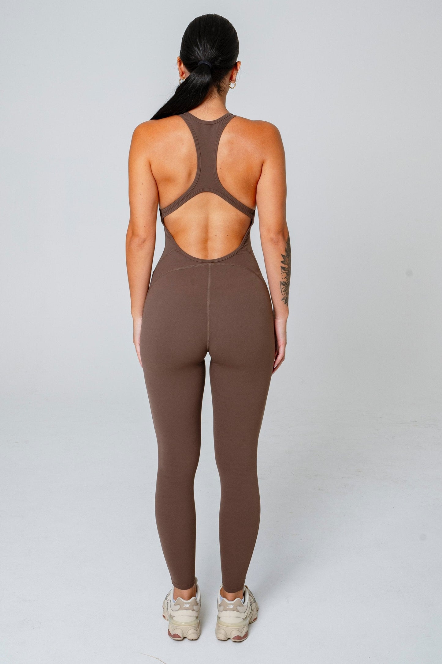 Flow Jumpsuit in Chocolate