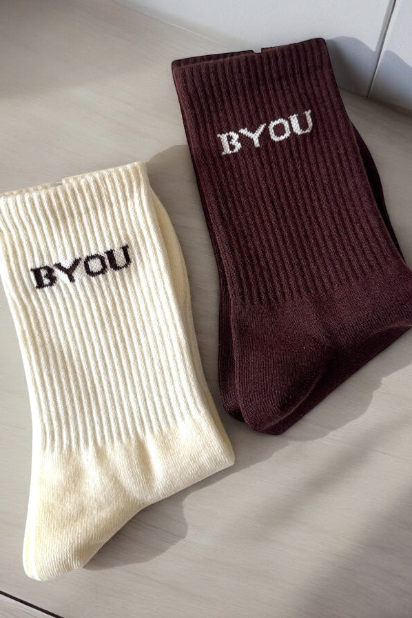 BYOU Everyday Sock in Coffee