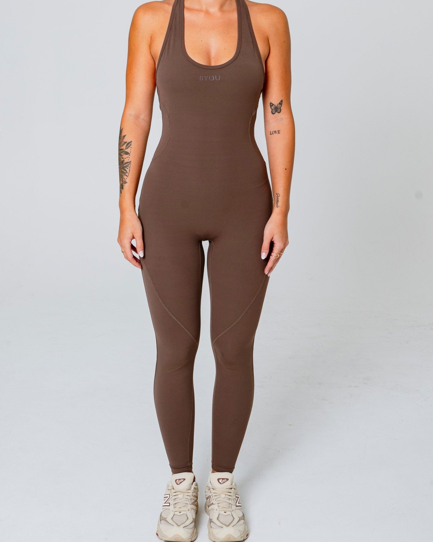 Flow Jumpsuit in Chocolate