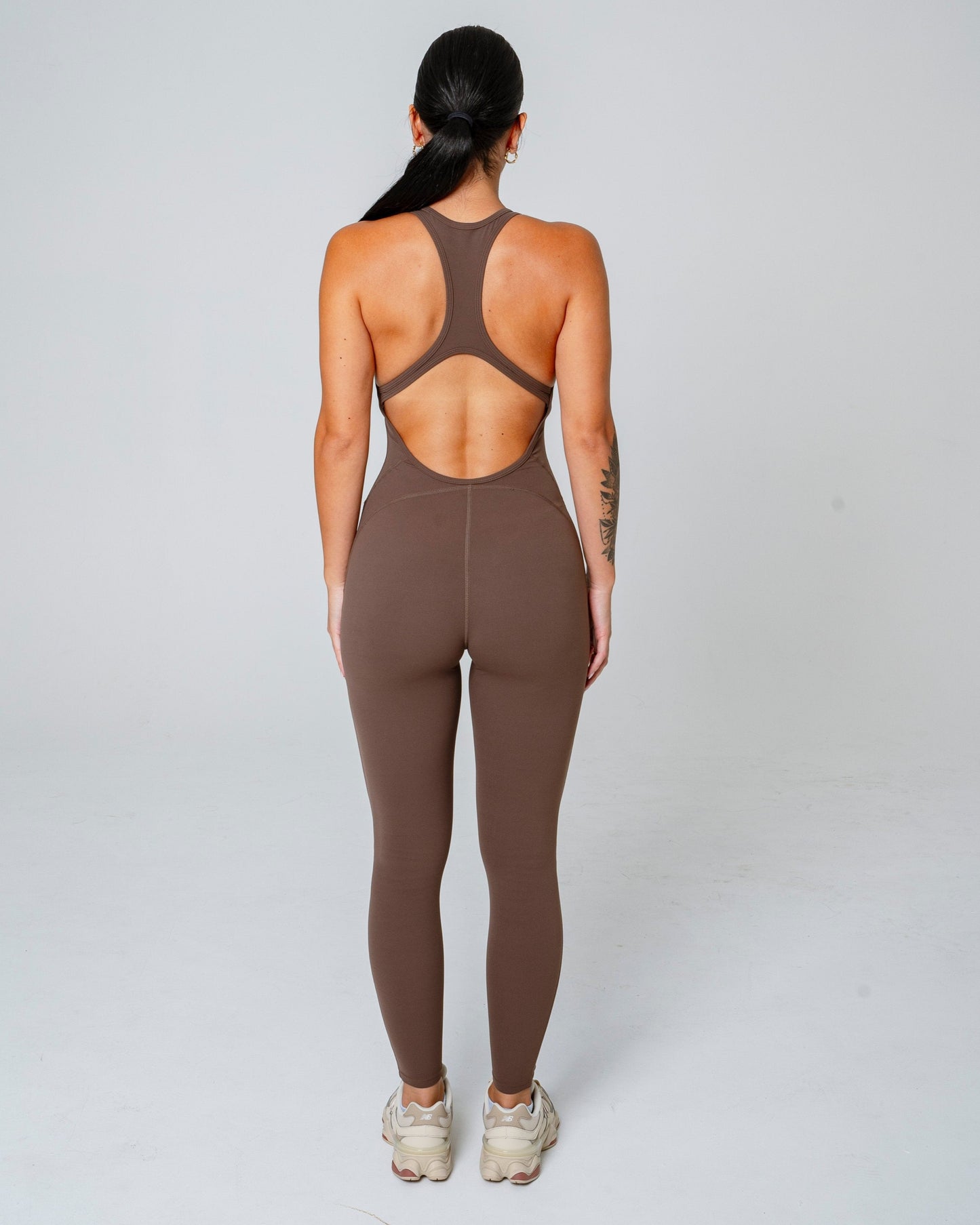 Flow Jumpsuit in Chocolate